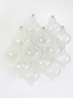 1 de 4 grandes appliques Kalmar 'Tulipan', Autriche, années 1970