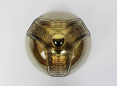 1 of 4 Large Wall Sconce/Flush Mount, Koch & Lowy by Peill & Putzler, Germany
