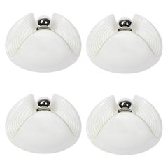 1 of 4 Large Wall Sconce or Flushmount by Koch 
Lowy, Germany, 1970s