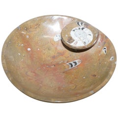 Used 1 of 4 Lovely Moroccan Ammonite Atlas Mountains Fossil Bowls Marble Finish