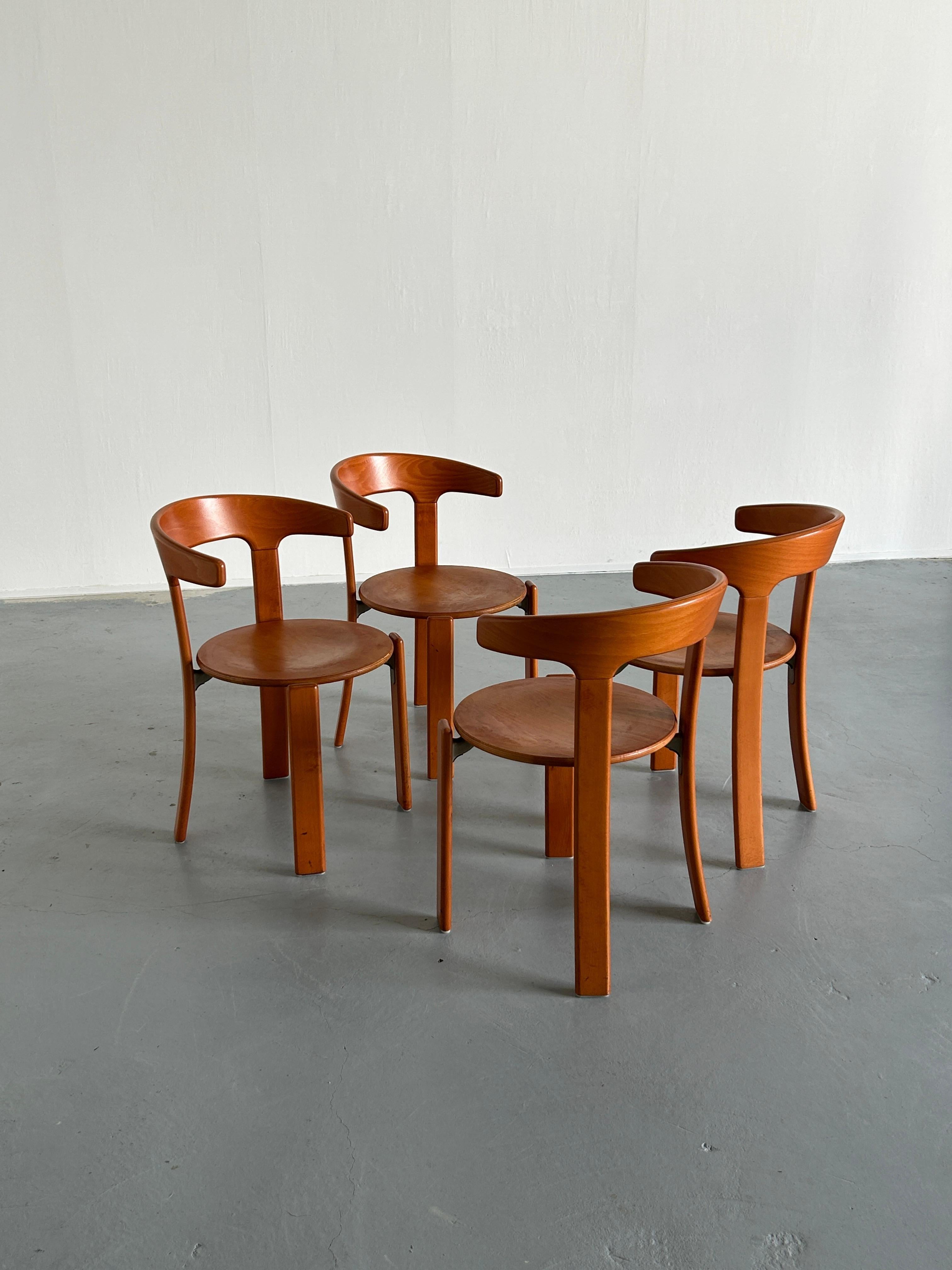 Mid-Century Modern Mid Century Stackable Armchairs by Bruno Rey for Kusch & Co, 1990s Germany 