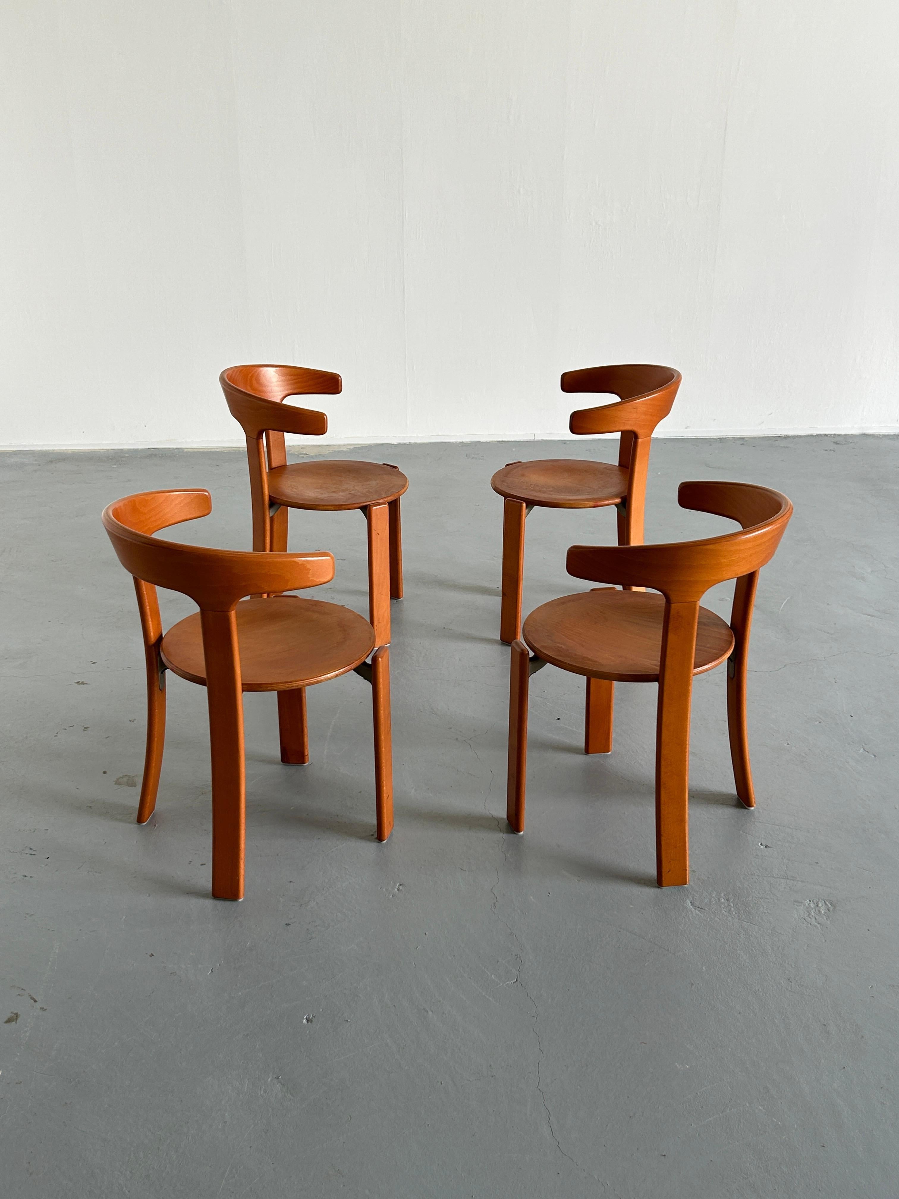 Mid Century Stackable Armchairs by Bruno Rey for Kusch & Co, 1990s Germany  In Good Condition In Zagreb, HR