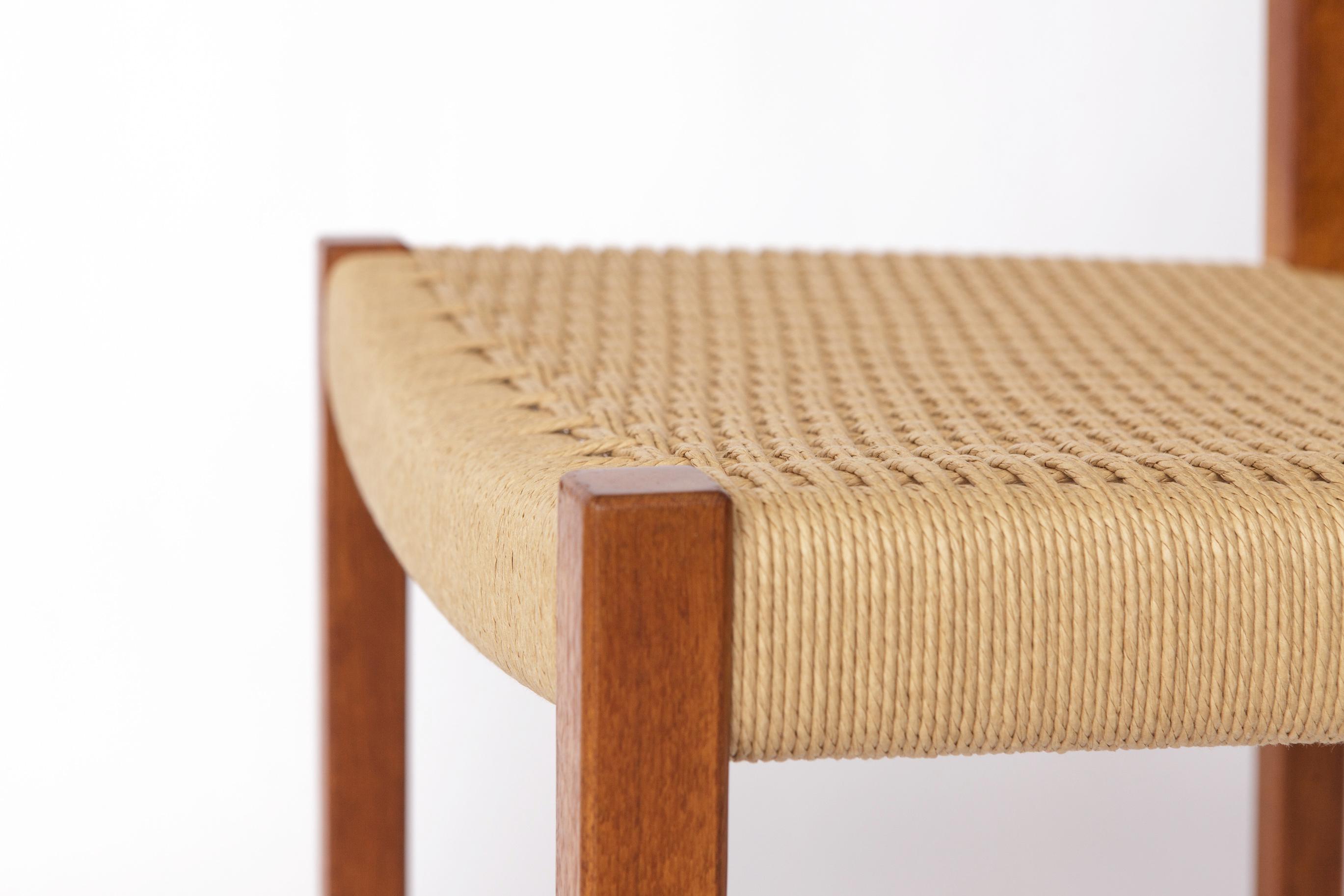 1 of 4 Niels O. Møller Model 404 Teak Dining Chair – Danish Mid-Century Design In condizioni ottime in vendita a Hannover, DE