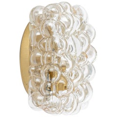 1 of 4 Petite Amber Bubble Glass Sconce by Helena Tynell, Limburg, Germany