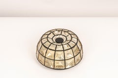 1 of 4 Petite Iron and Glass Wall or Ceiling Lights by Limburg, Germany, 1960s