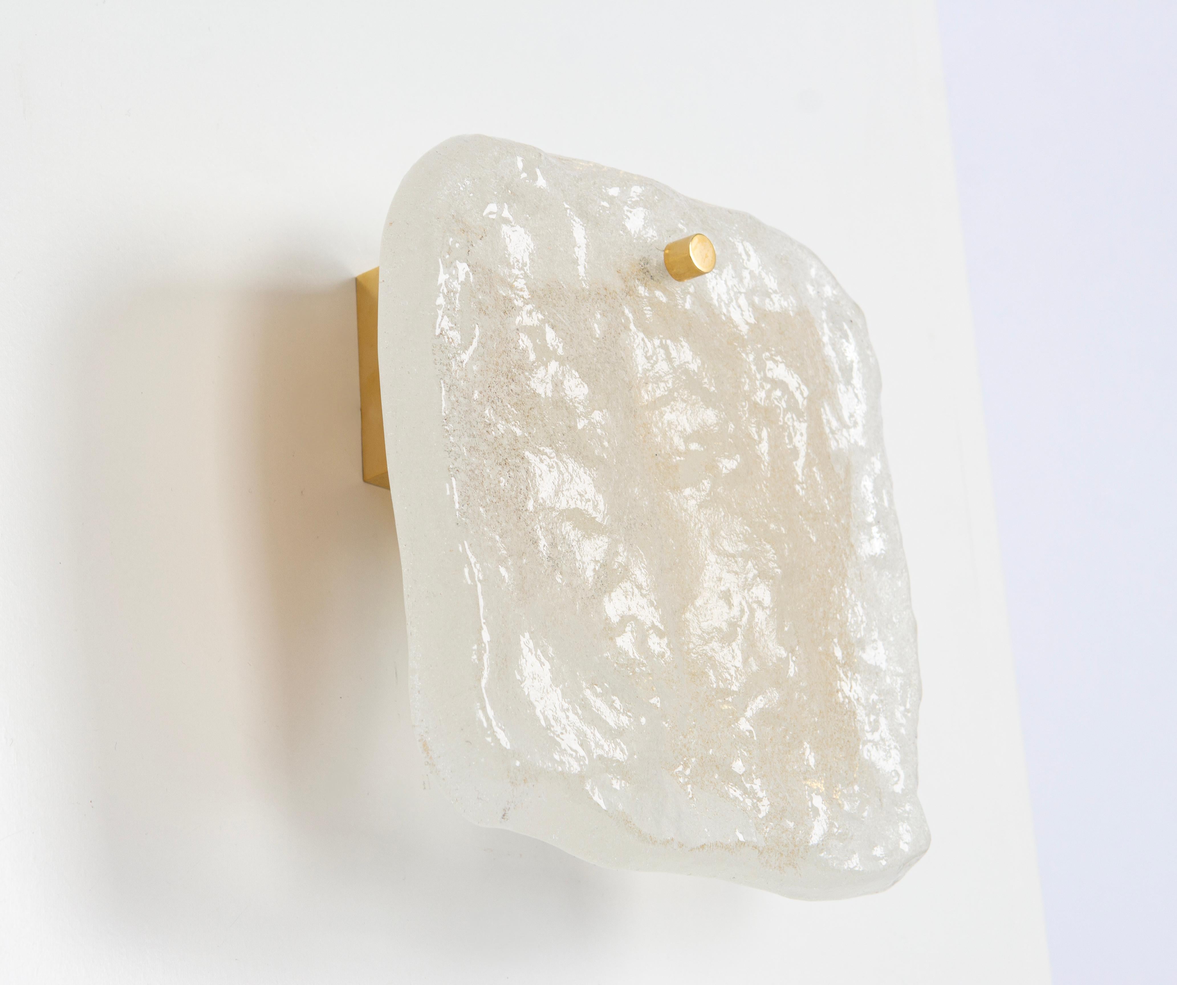 1 de 4 Petite Kalmar Wall Light Murano Glass by Kalmar, Alemania, 1970s Alemán en venta