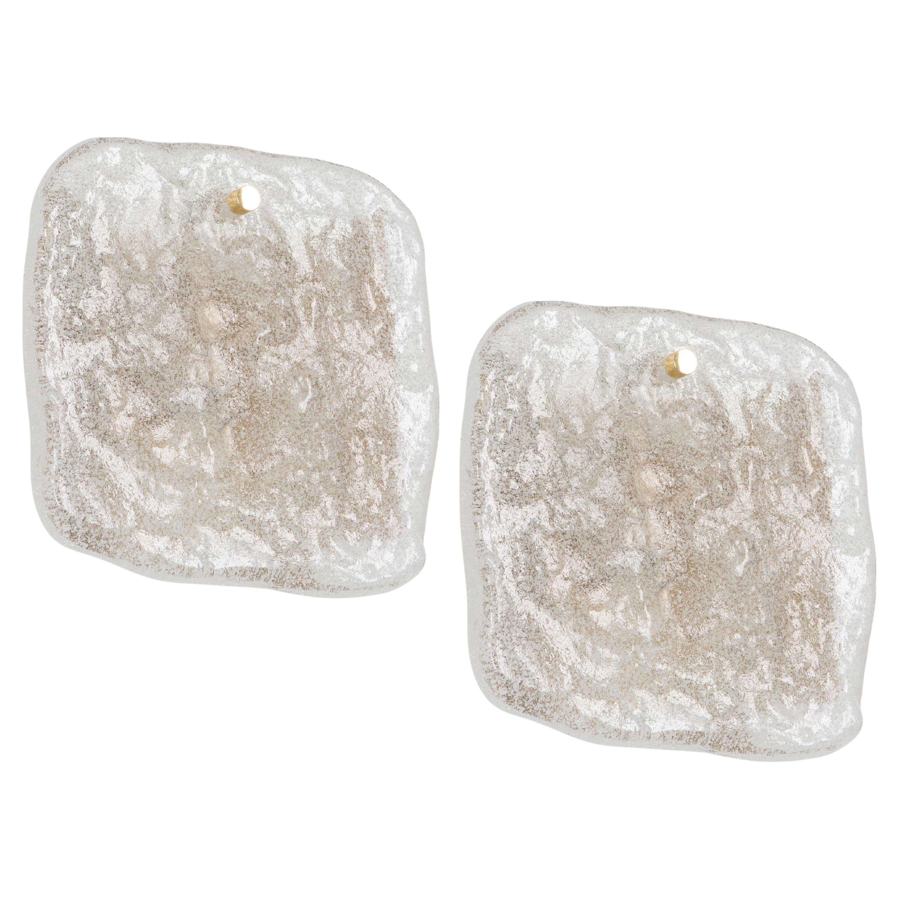 1 de 4 Petite Kalmar Wall Light Murano Glass by Kalmar, Alemania, 1970s