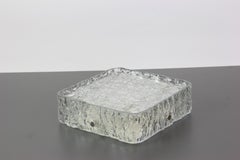 1 de 4 Flushmount cuadrados de cristal de Murano, Kaiser, Alemania, 1970s