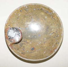 1 of 4 Sublime Moroccan Ammonite Atlas Mountains Fossil Bowls Marble Finish