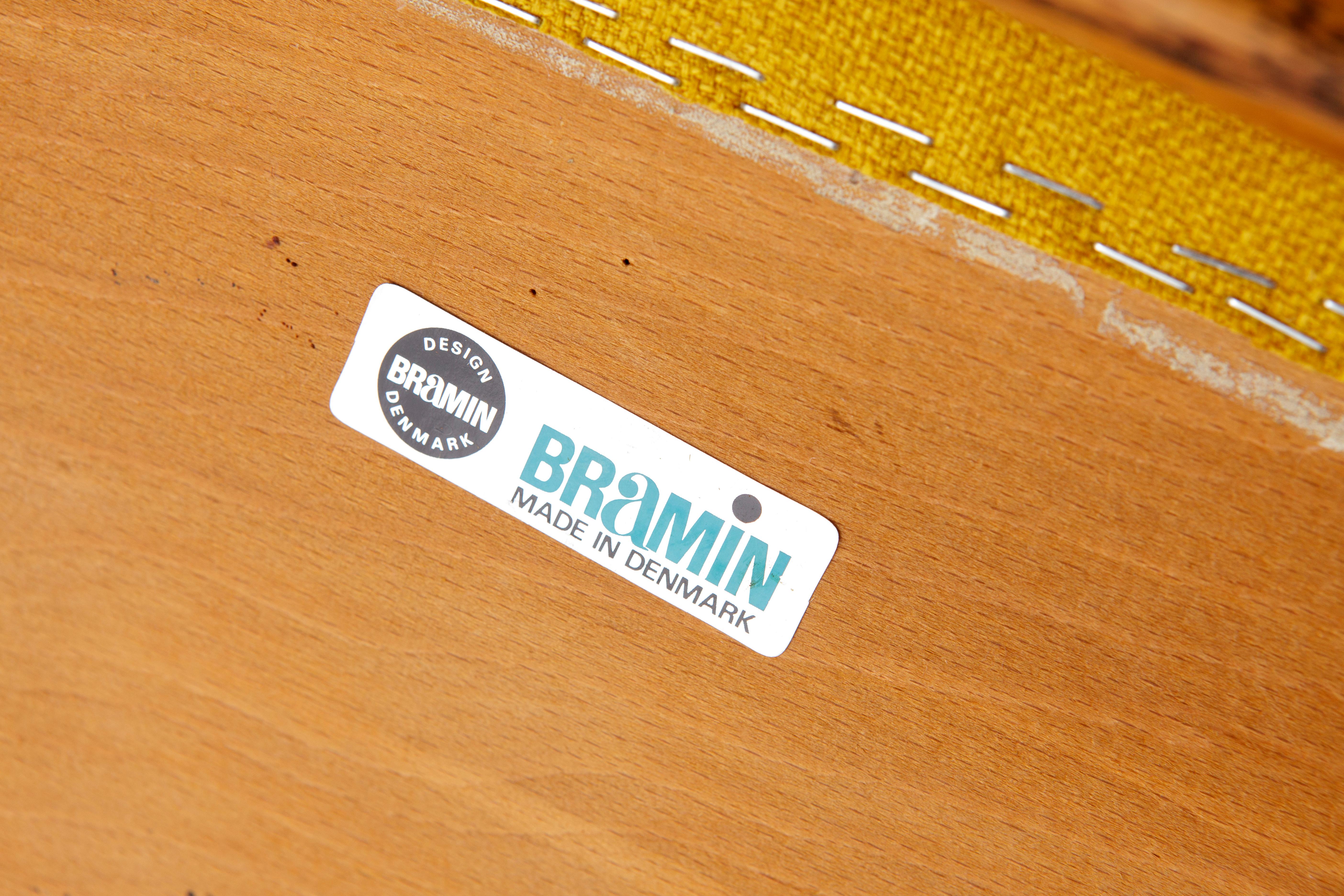 1 des 4 chaises Bramin danoises vintage en chêne des années 60 à 70 en vente 2