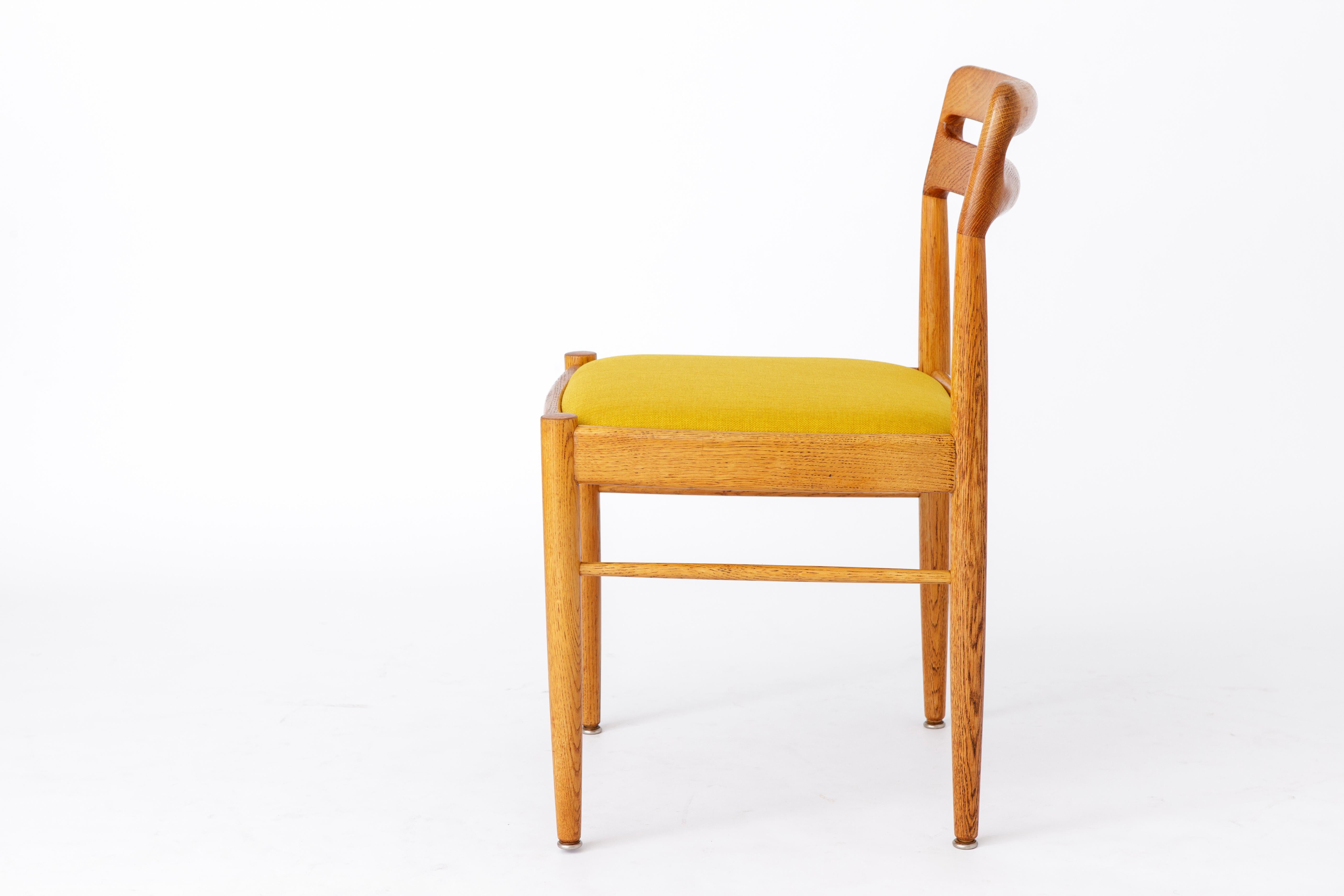 Milieu du XXe siècle 1 des 4 chaises Bramin danoises vintage en chêne des années 60 à 70 en vente
