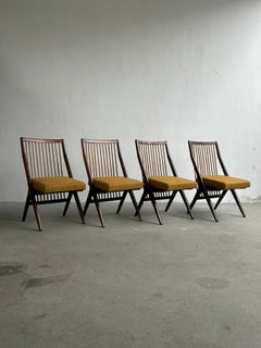 1 of 4 Vintage Danish Mid Century Modern Flamingo Style Dining Chairs, 1960s