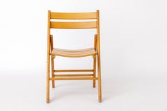 1 of 4 Vintage Folding Chair, 1950s–1960s German Design, Beech Wood, Mid-Century