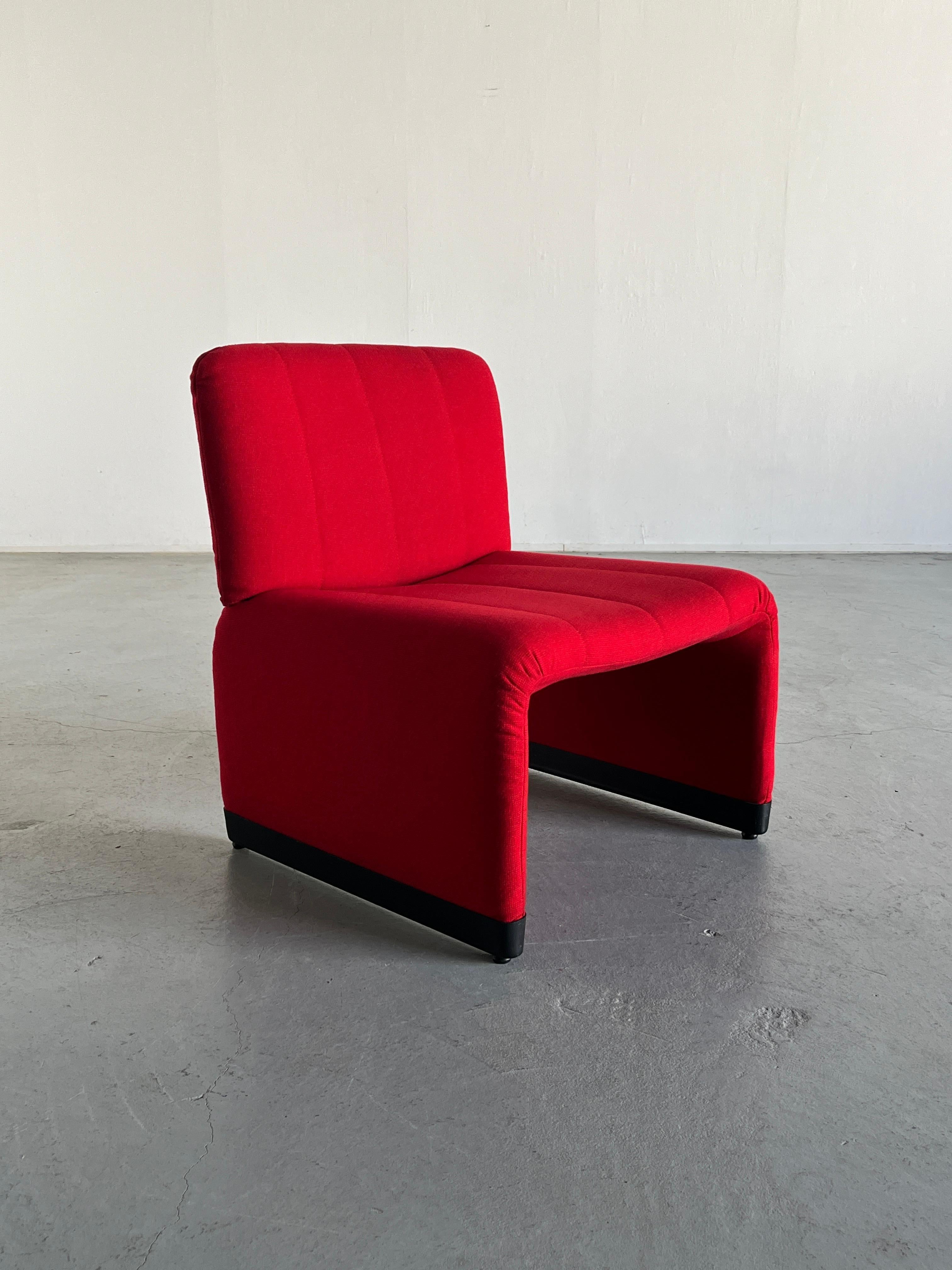 1 des 4 fauteuils de salon italiens du milieu du siècle dernier dans le style de la chaise « Alky » en vente 6