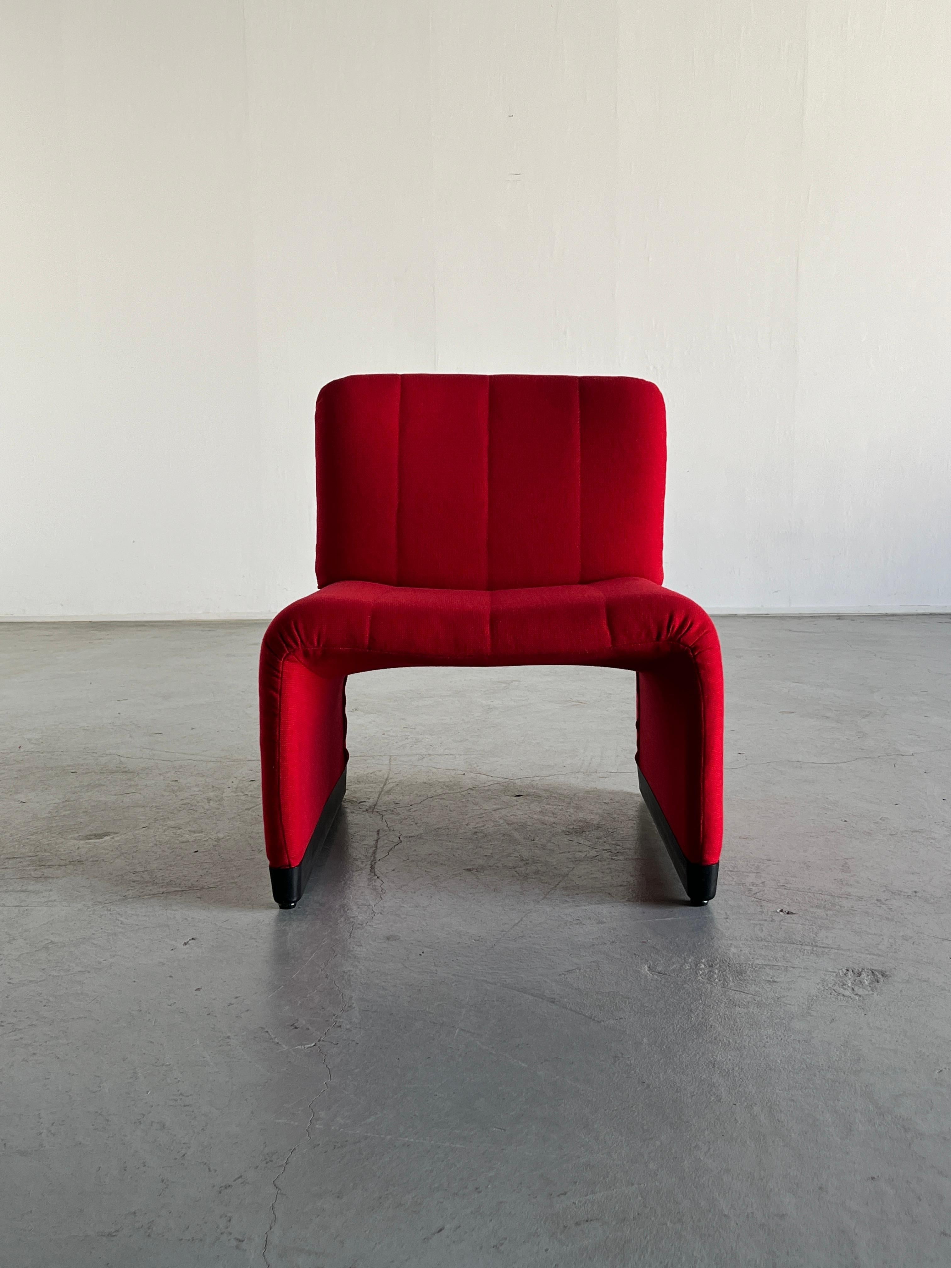 1 des 4 fauteuils de salon italiens du milieu du siècle dernier dans le style de la chaise « Alky » en vente 7