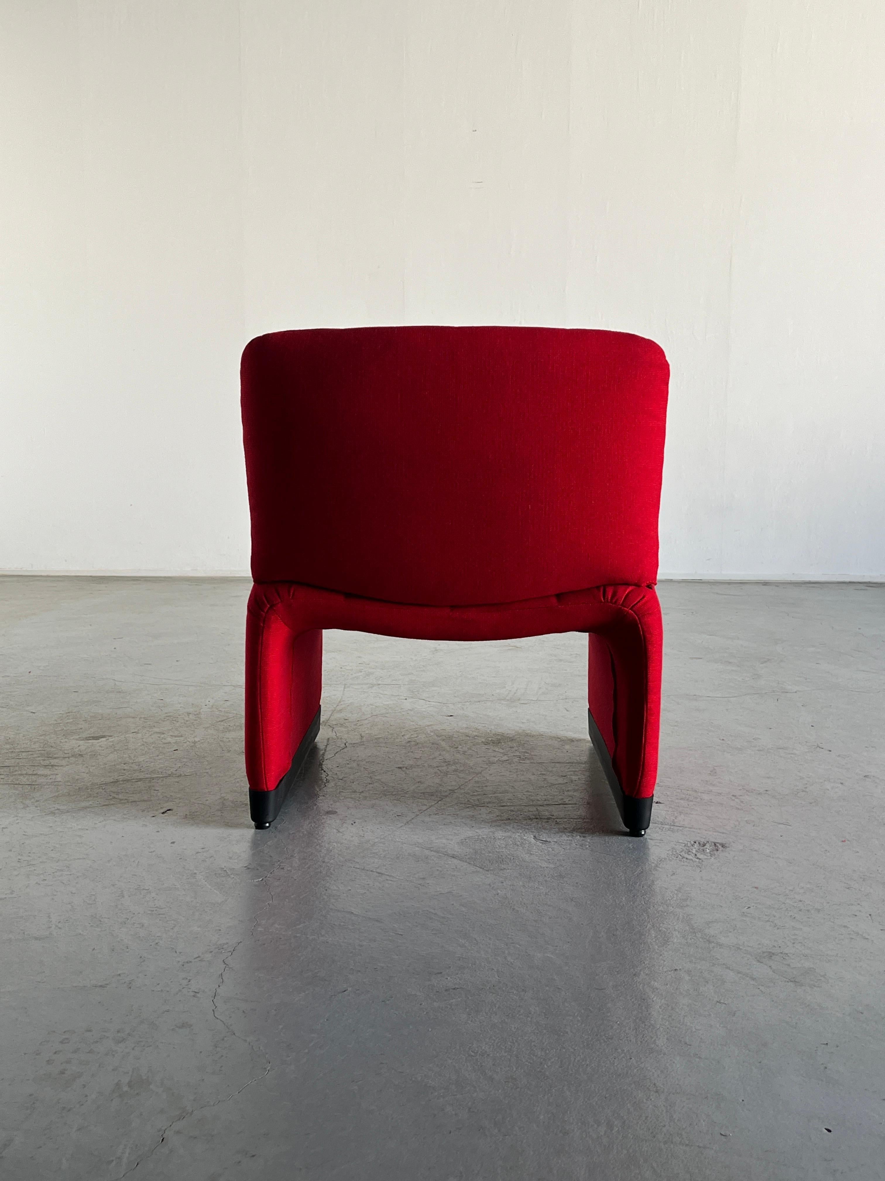 1 des 4 fauteuils de salon italiens du milieu du siècle dernier dans le style de la chaise « Alky » en vente 9