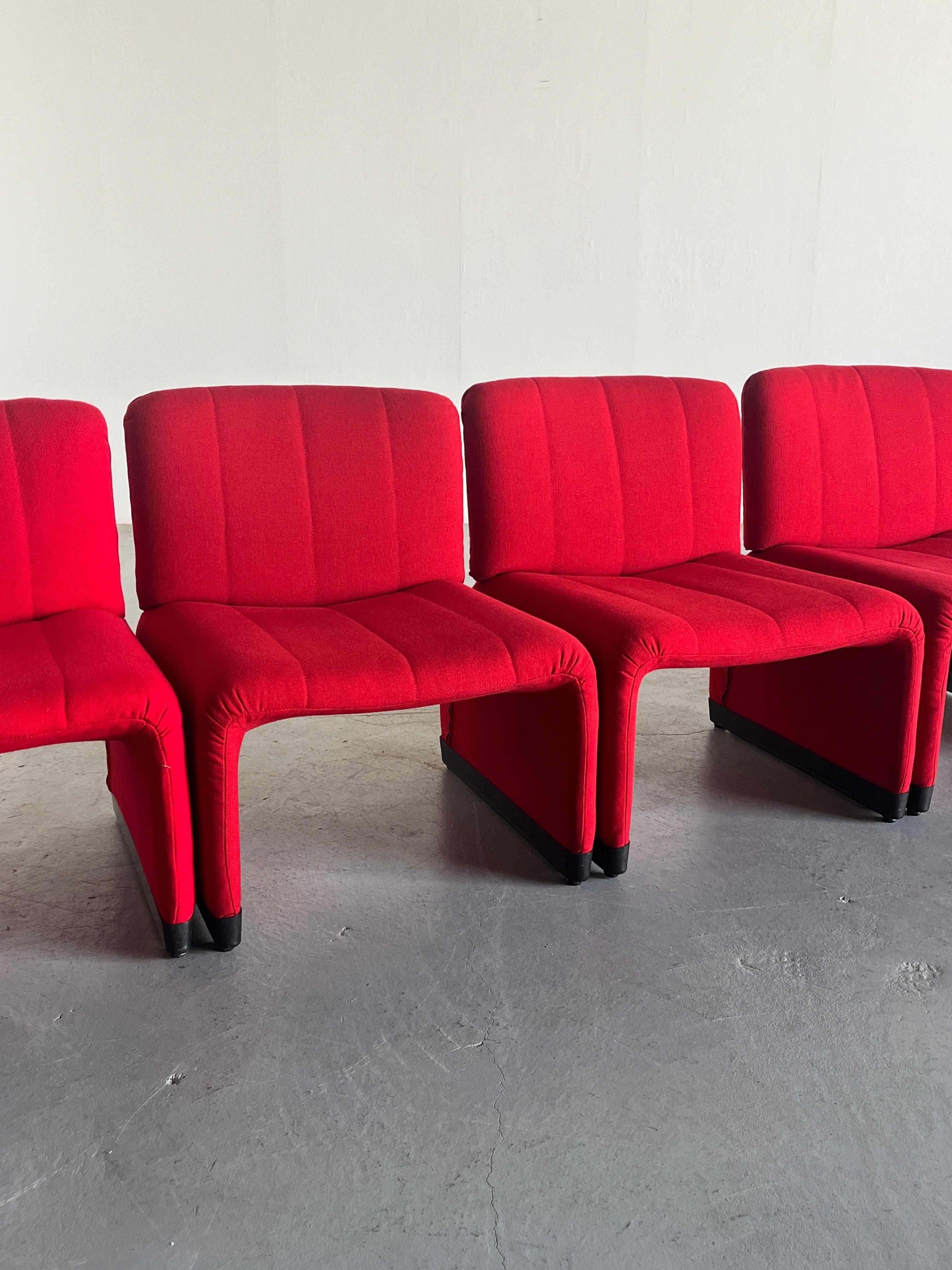 1 des 4 fauteuils de salon italiens du milieu du siècle dernier dans le style de la chaise « Alky » en vente 1
