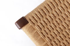 1 of 4 Vintage Niels Otto Møller Chair, Model 71, Dark Oak, Danish Cord