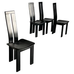 1 de 4 Sillas de Comedor Vintage Postmodernas Estilo Pietro Constantini, Años 70