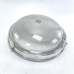 1 of 5 Art Deco Flush Mount Plafoniere by Holophane, 1930s