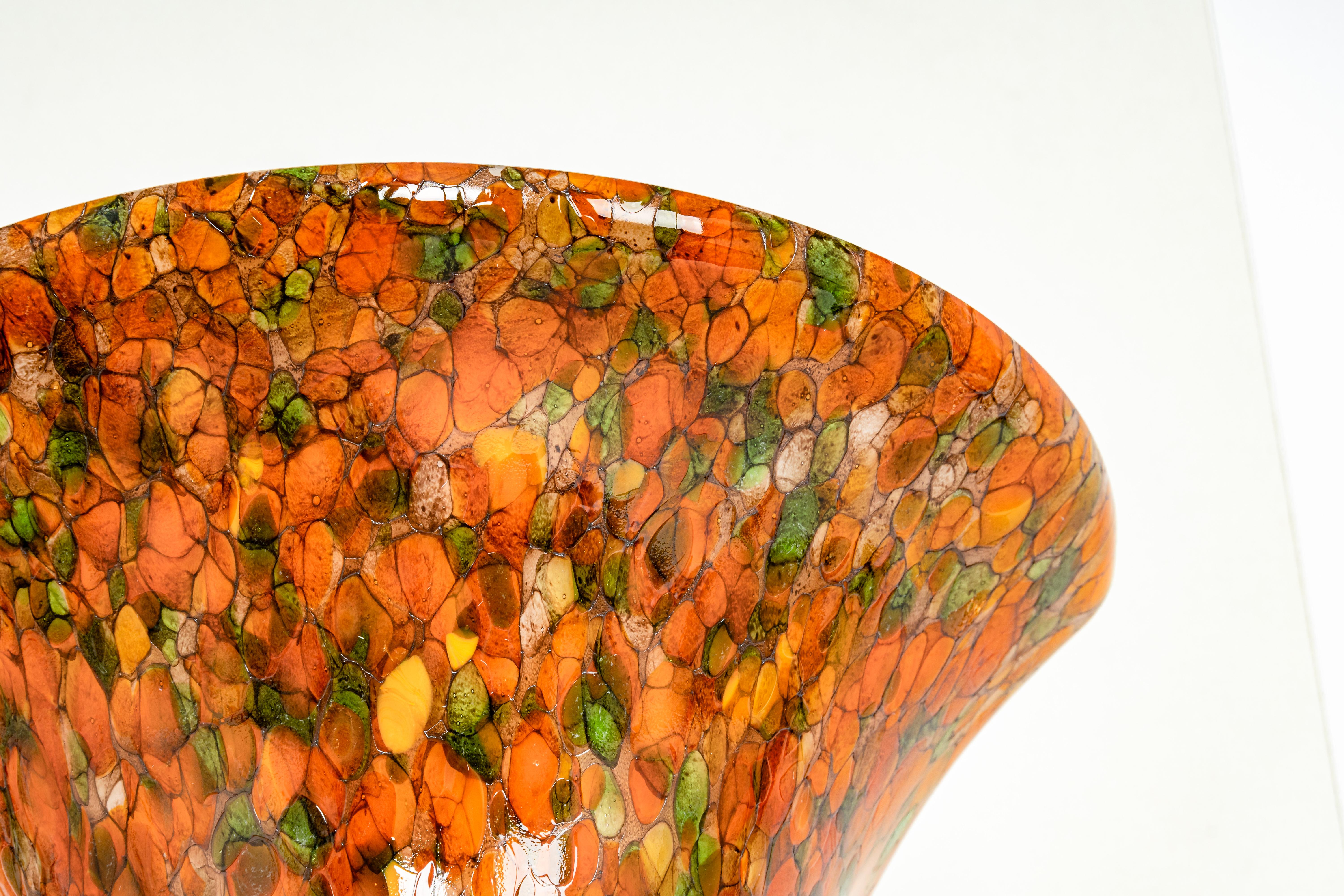 Late 20th Century 1 of 5 Exclusive Murano Glass Wall Sconce by Peill & Putzler, Germany