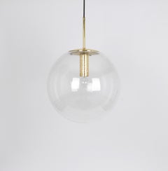1 sur 5 Grand pendentif boule en verre Limburg, Allemagne, années 1970