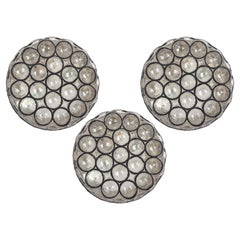 1 of 5 Luci da parete o soffitto in ferro e vetro di Limburg, Germania, anni '60