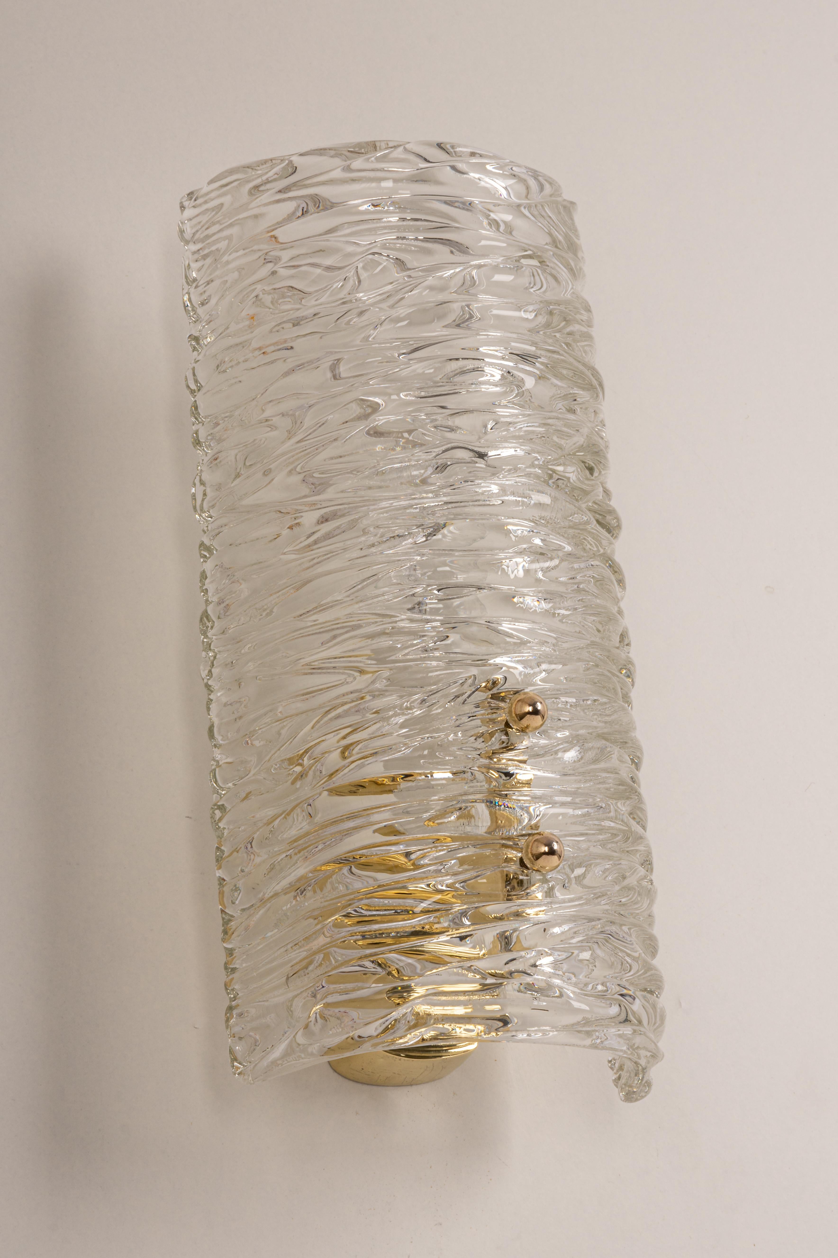 Austriaco 1 of 5 Luci a parete a forma di sconsiderata Kalmar, Austria, anni '60 in vendita