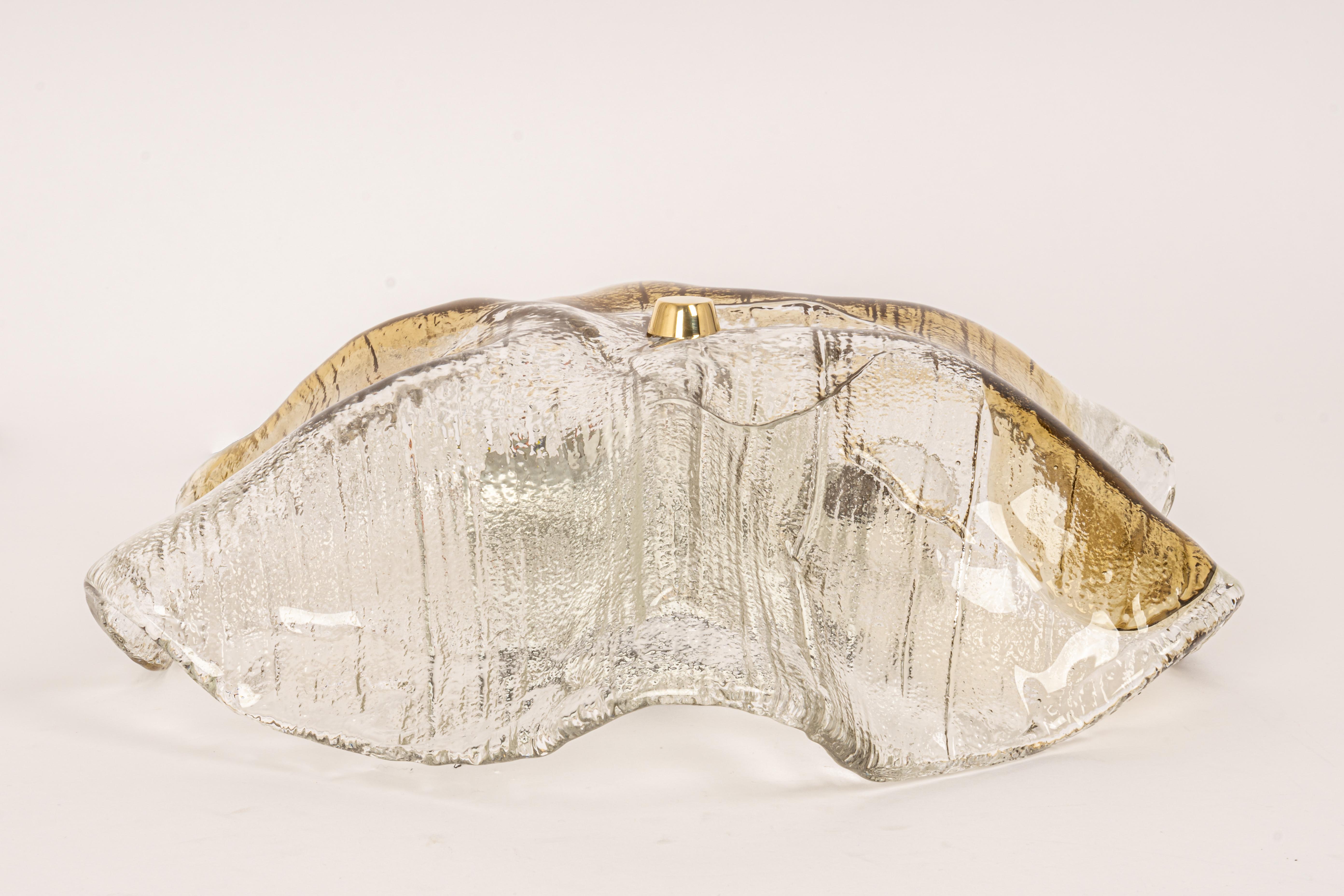 1 of 5 Large Kalmar Flushmount Lights, Undine, Austria, 1970s For Sale 4