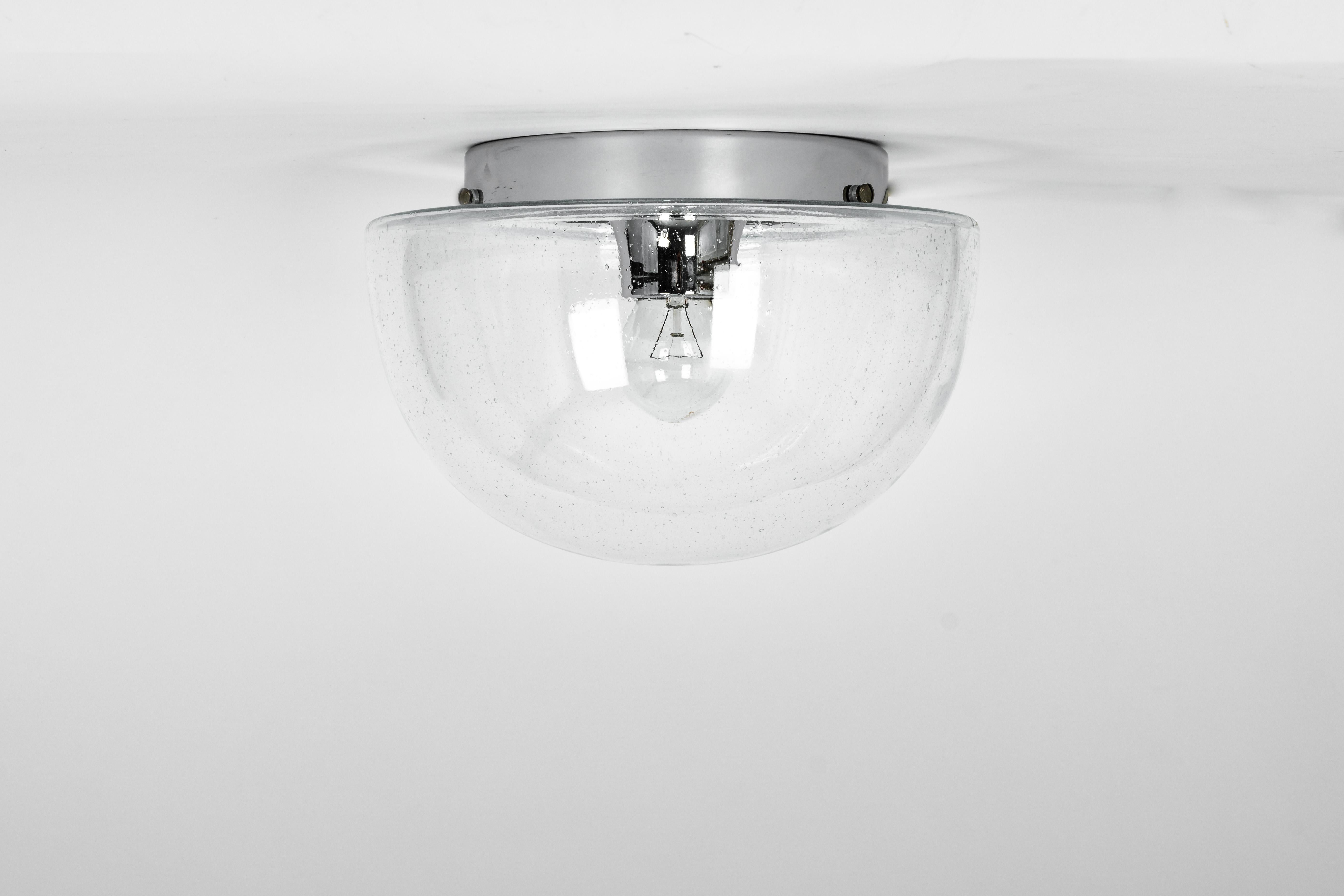 Mid-Century Modern 1 of 5 Midcentury Limburg Ceiling or Wall Light, Germany, 1970s