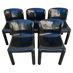1 of 5 Space Age Chairs Model 4875 by Carlo Bartoli for Kartell, Italy 1970s