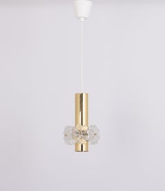 1 de 5 Impresionante Lámpara colgante Petite Sputnik de latón, Ernst Palme , Alemania, años 60