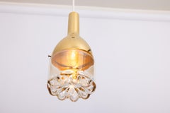 1 of 5 Stupenda lampada a sospensione Petite Sputnik in ottone, Hillebrand , Germania, anni '60