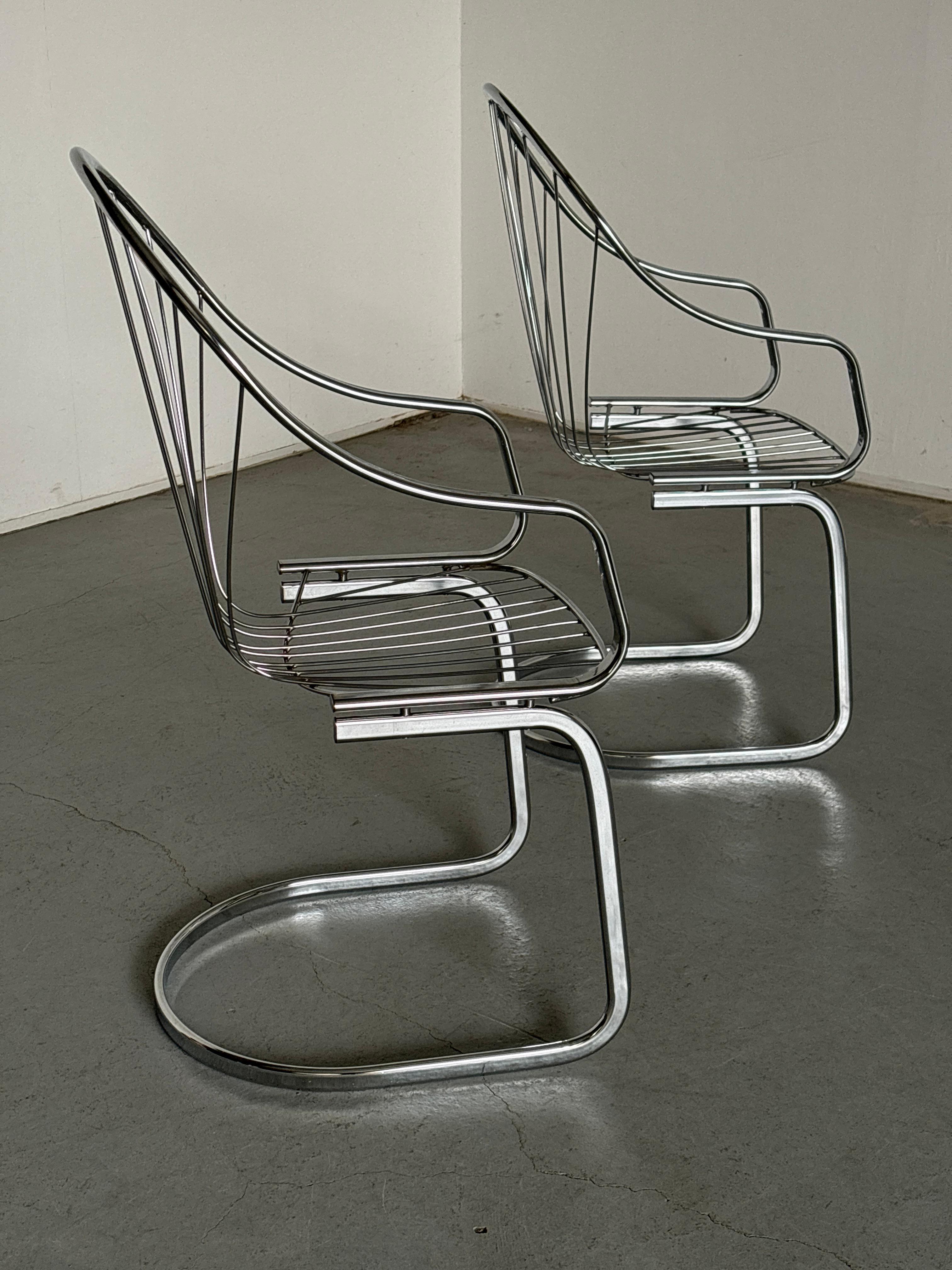 1 of 5 Vintage Italian Mid-Century Armchairs by Gastone Rinaldi for Rima, 1970s For Sale 1