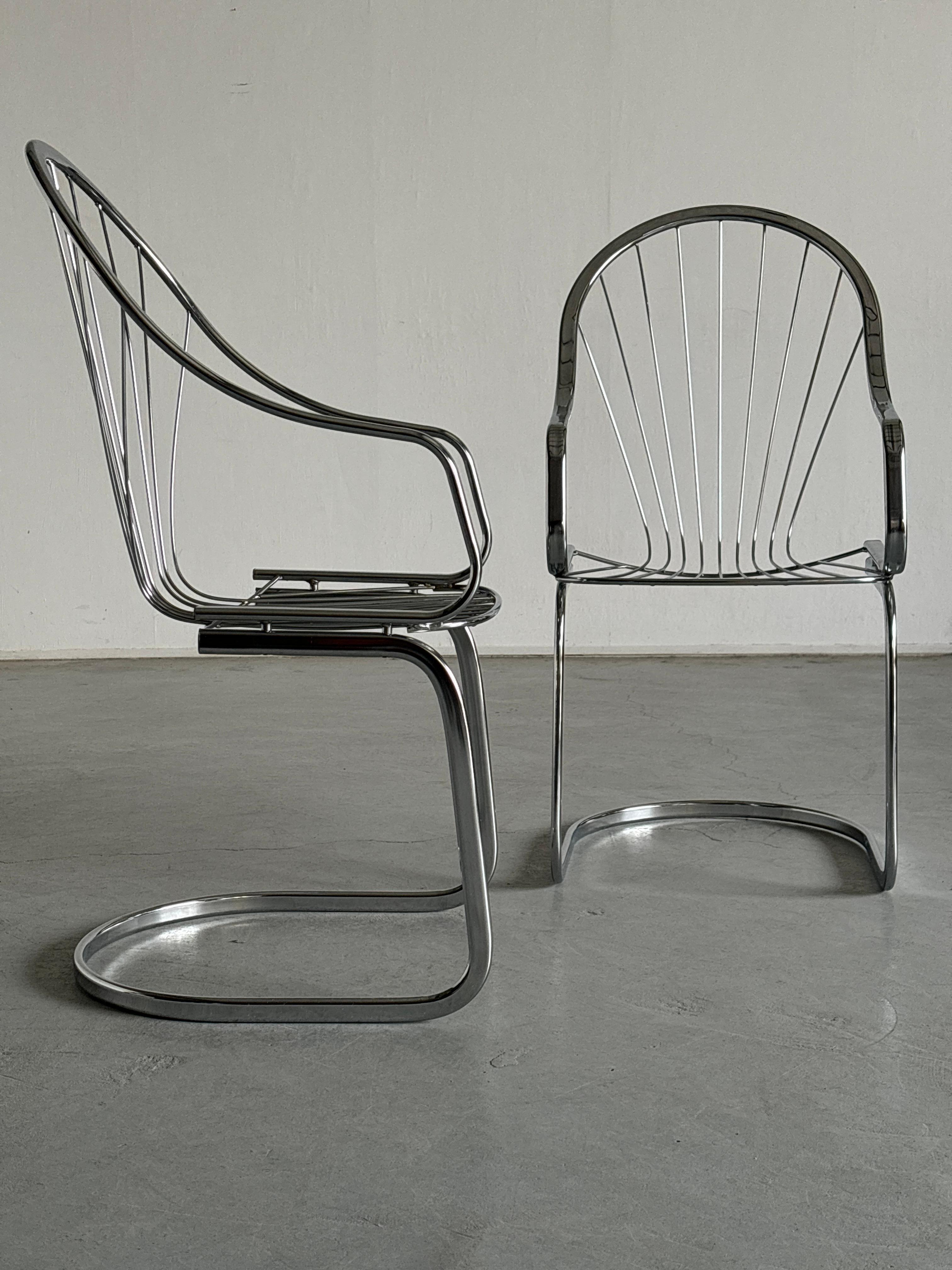1 of 5 Vintage Italian Mid-Century Armchairs by Gastone Rinaldi for Rima, 1970s For Sale 2