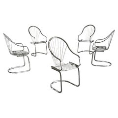 1 of 5 Vintage Italian Mid-Century Armchairs by Gastone Rinaldi for Rima, 1970s