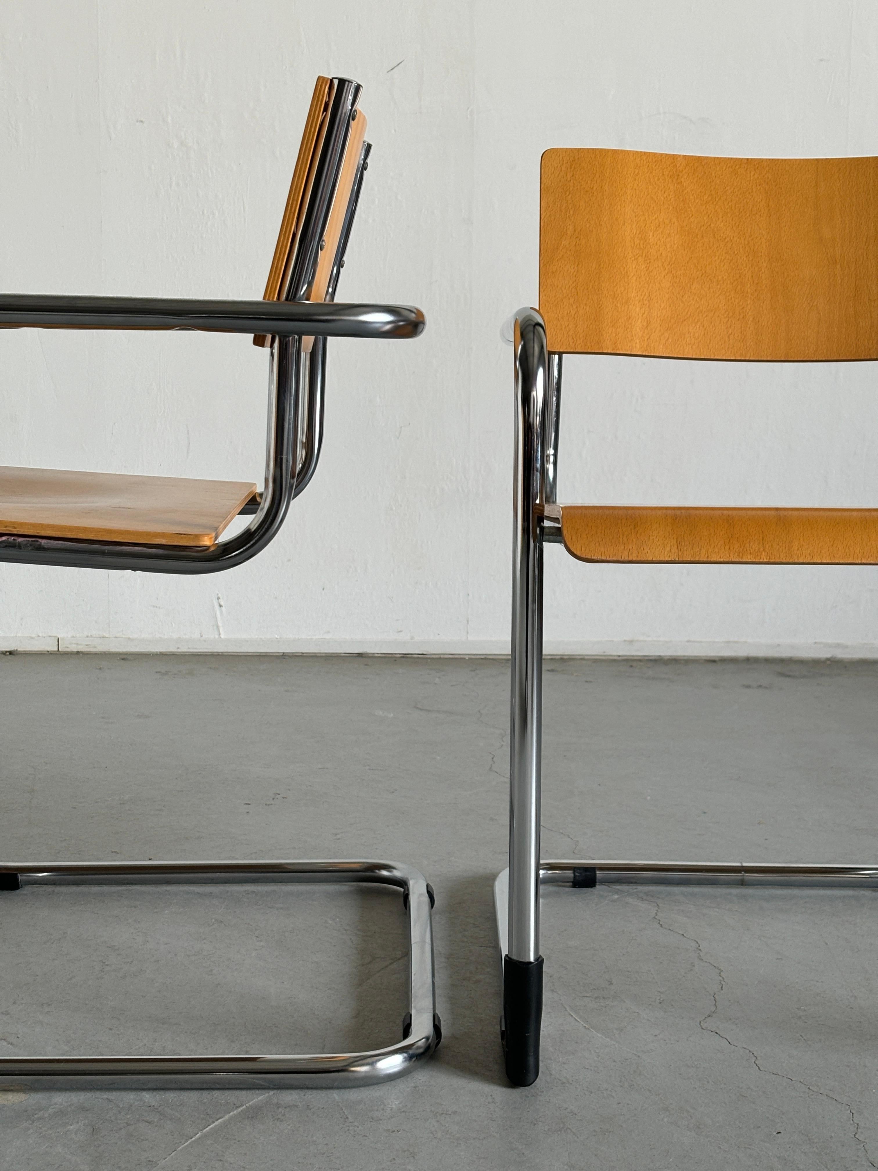 1 of 5 Vintage Italian Modernist Plywood Armchairs by Plurima Italy, 1970s 5