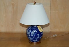 BRAND NEW BOXED RALPH LAUREN COBALT BLUE & WHITE CHINESE PORCELAIN LAMPs