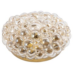 1 von 6 großen Bernstein-Blasenglas-Wandleuchtern von Helena Tynell, Limburg, Deutschland