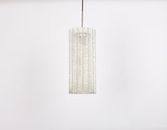 1 de 6 Grandes Lámparas Colgantes de Tubos de Murano de Doria, años 70