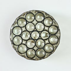 1 von 6 Limburg Vintage-Lampen mit rundem Glas und Eisenringen, Einbauleuchten, 1960er Jahre
