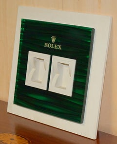 1 OF 6 ORIGINAL ROLEX AUTHORISED DEALERS DiSPLAY STAND PART OF A WHOLE SHOP SET