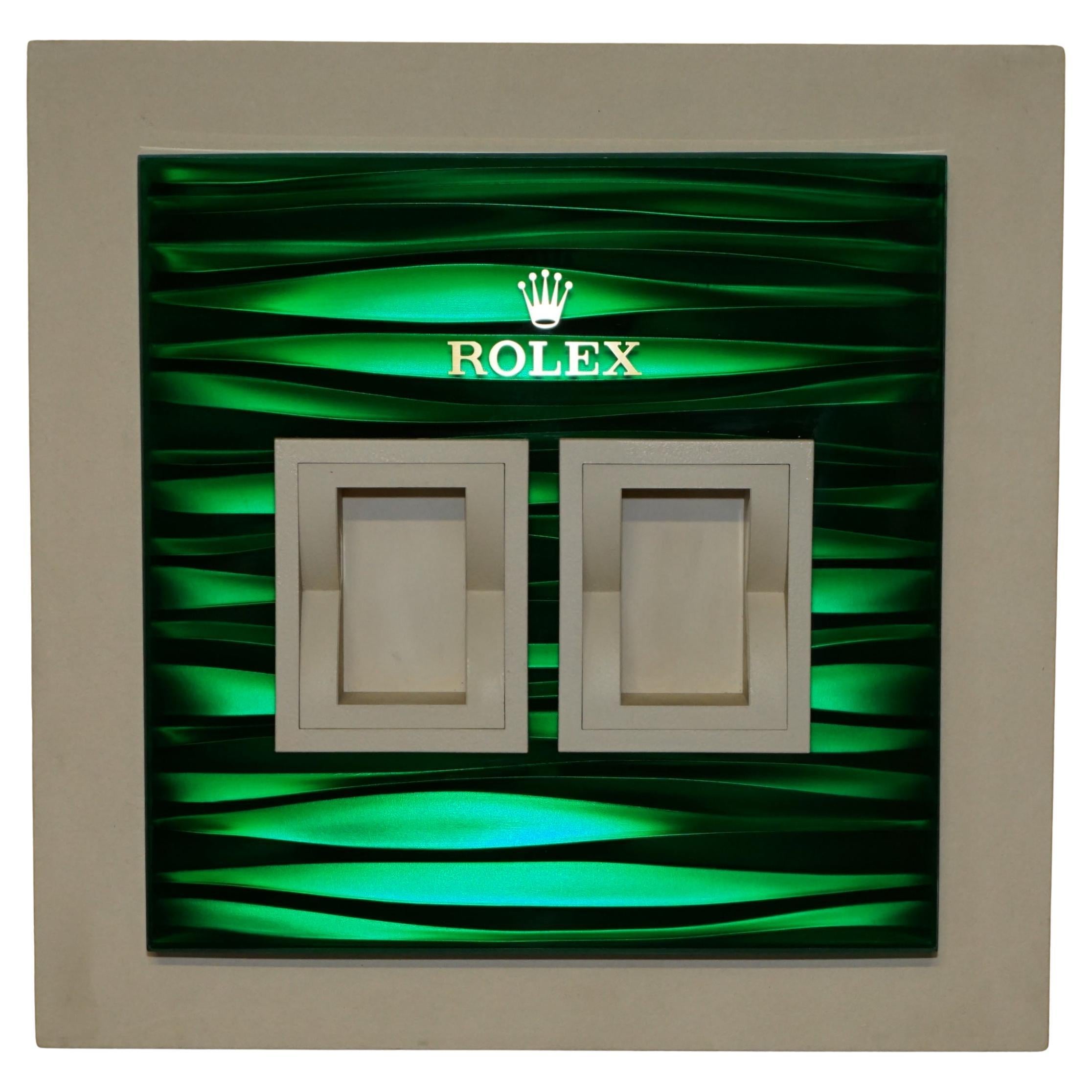 1 OF 6 ORIGINAL ROLEX AUTHORISED DEALERS DiSPLAY STAND PART OF A WHOLE SHOP SET