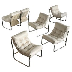 1 of 6 Vintage "Pixi" Lounge Chairs by Gillis Lundgren for IKEA, 1976 Sweden