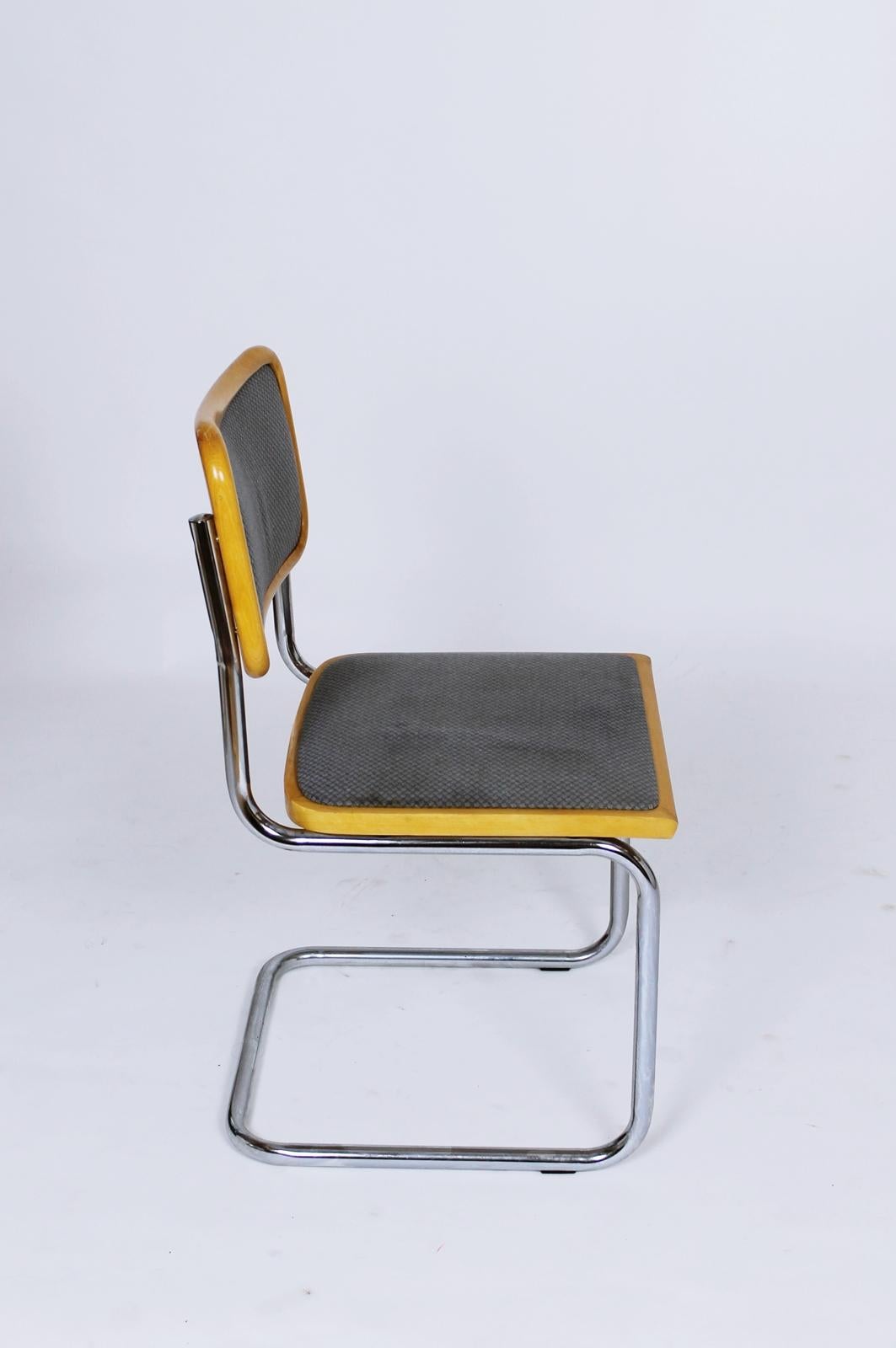  Cesca Style Chairs after Marcel Breuer 1990s  Italy In Good Condition For Sale In Debrecen-Pallag, HU