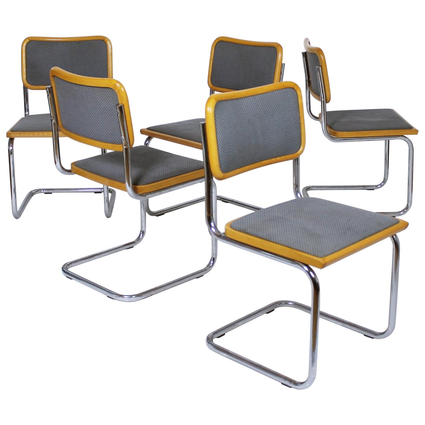  Cesca Style Chairs after Marcel Breuer 1990s  Italy For Sale