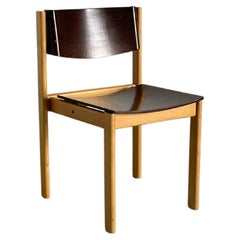 1 von 8 Esszimmerstühlen aus Bugholz aus der Mitte des Jahrhunderts im Stil von Roland Rainer, 1970er Jahre