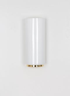 1 of 8 Opal Glass Sconces Designed by Limburg, Germany