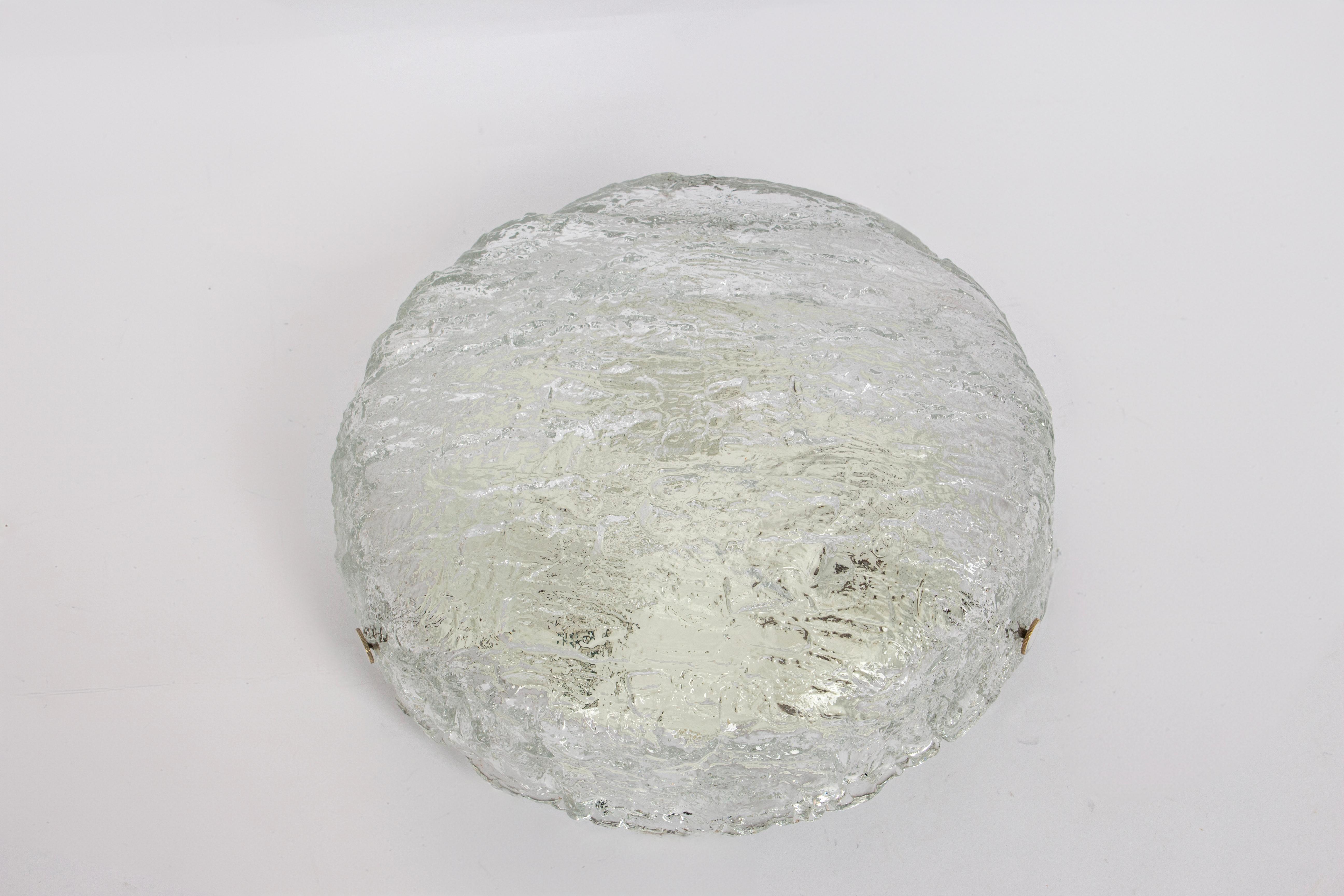 Mid-Century Modern 1 des 8 petits luminaires en verre de Murano par Kaiser, Allemagne, années 1960 en vente