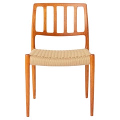 1 of 8 Vintage Niels Otto Moller Model 83 Chair, 1974 – Teak Wood, Renewed Seat